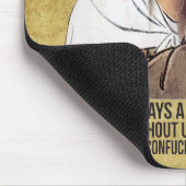 スピリチュアルおもしろい引用文 – 睾丸の蚊 マウスパッド (コーナー)