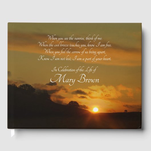 スピリチュアルお祝い ゲストブック (正面)