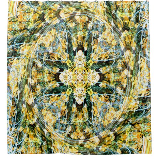 スピリチュアルがブルーミング…..... シャワーカーテン (正面)