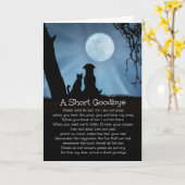 スピリチュアルが失われた犬猫共感書 カード (黄色い花)