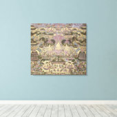 スピリチュアルと物質世界の描写 キャンバスプリント (インサイチュ (ウッドフロア))