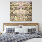 スピリチュアルと物質世界の描写 キャンバスプリント (インサイチュ (寝室))