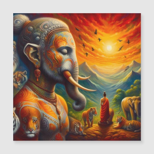 スピリチュアルと象 (正面)