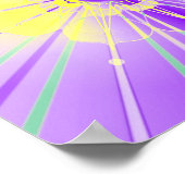 スピリチュアルな太陽の光19 ポスター (角)