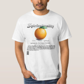 スピリチュアルな実 : 善のオレンジTシャツ Tシャツ