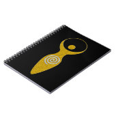 スピリチュアルのシンボル – 地球の女神ガヤ1 Flamele ノートブック (左側)