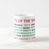 スピリチュアルのスピリット・クリスチャンの贈り物 コーヒーマグカップ (中央)