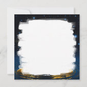 スピリチュアルの女性が星の下で水中に空白の シーズンカード (裏面)