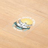 スピリチュアルの強さ – クリスチャンを元気にする アクリル招待状 (レイダウン)