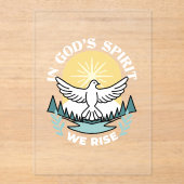 スピリチュアルの強さ – クリスチャンを元気にする アクリル招待状 (正面)