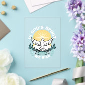 スピリチュアルの強さ – クリスチャンを元気にする アクリル招待状 (インサイチュ (ウェディング))