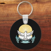 スピリチュアルの強さ – クリスチャンを元気にする キーホルダー (正面)