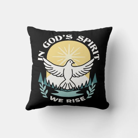 スピリチュアルの強さ – クリスチャンを元気にする クッション (裏面)