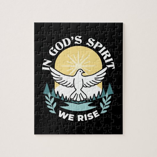 スピリチュアルの強さ – クリスチャンを元気にする ジグソーパズル (縦)