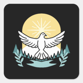 スピリチュアルの強さ – クリスチャンを元気にする スクエアシール