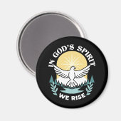 スピリチュアルの強さ – クリスチャンを元気にする マグネット (正面/裏面)