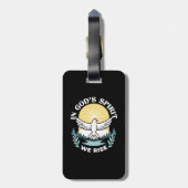 スピリチュアルの強さ – クリスチャンを元気にする ラゲッジタグ (裏面縦)