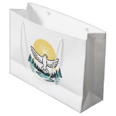 スピリチュアルの強さ – クリスチャンを元気にする ラージペーパーバッグ (正面アングル)