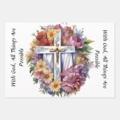 スピリチュアルの心地よい記号 ラッピングペーパーシート (正面3)