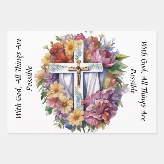 スピリチュアルの心地よい記号 ラッピングペーパーシート (正面)