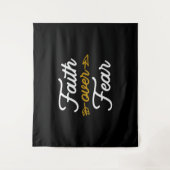 スピリチュアルの恐怖に対する強い信念 タペストリー (正面)