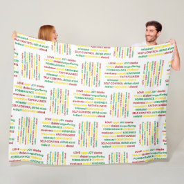 スピリチュアルの聖書聖書の贈り物 フリースブランケット