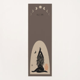 スピリチュアルは女性の魔法の体密教的なヨガ ヨガマット