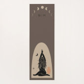 スピリチュアルは女性の魔法の体密教的なヨガ ヨガマット (裏面)