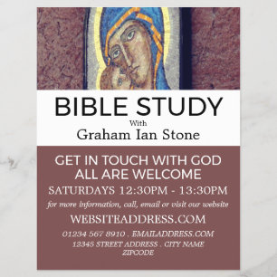 スピリチュアルアートデコール、キリスト教聖書クラス広告 チラシ