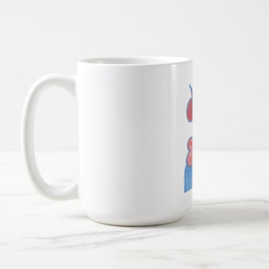 スピリチュアルアートポートレート王室のファミリーメンバークイーン コーヒーマグカップ (左)