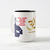 スピリチュアルインスピレーションスワミヴィヴェカナンダヨガ ツートーンマグカップ (正面左)