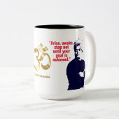 スピリチュアルインスピレーションスワミヴィヴェカナンダヨガ ツートーンマグカップ (正面右)