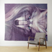 スピリチュアルウルフタペストリー タペストリー (インサイチュ(横))