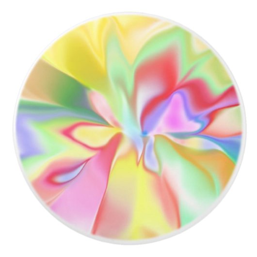 スピリチュアルエナジーカラー形而上学的セラミックノブ セラミックノブ (正面)