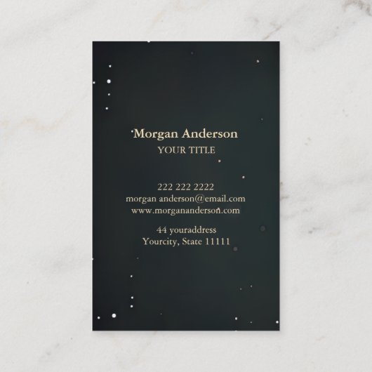 スピリチュアルエネルギヘイラー霊気ムーンフェイズヨガ 名刺 (裏面)