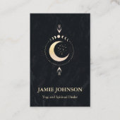 スピリチュアルエネルギヘイラー霊気ムーンフェイズヨガ 名刺 (正面)