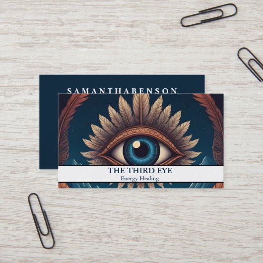 スピリチュアルエネルギヘイラー霊気 名刺 (正面/裏面インサイチュ)