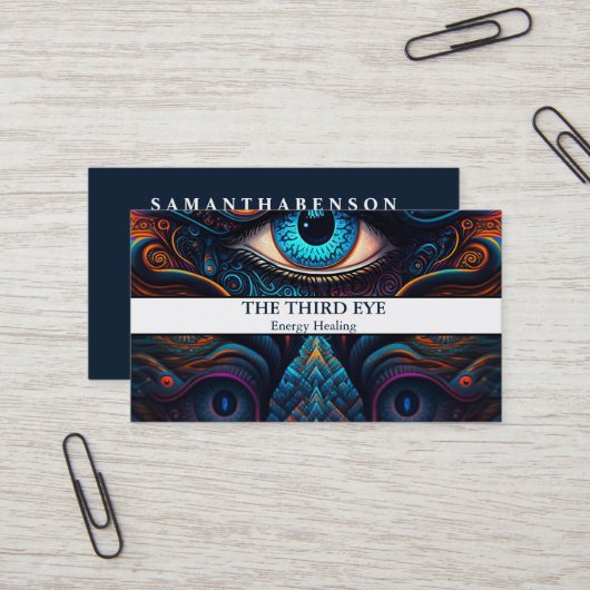 スピリチュアルエネルギヘイラー霊気 名刺 (正面/裏面インサイチュ)