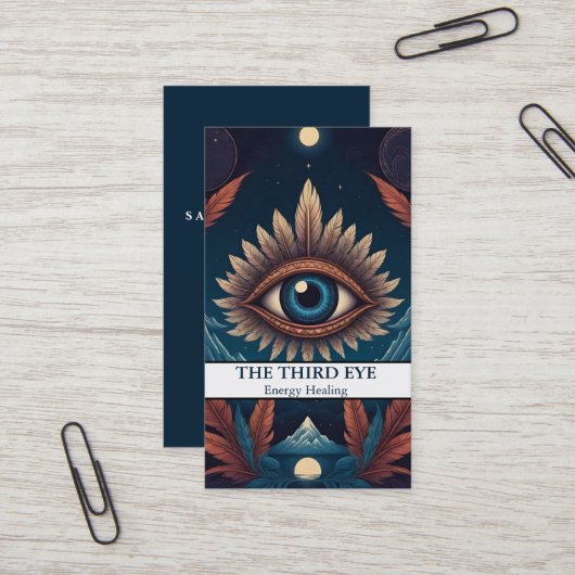 スピリチュアルエネルギヘイラー霊気 名刺 (正面/裏面インサイチュ)