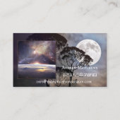 スピリチュアルカウンセラーシャーマン写真名刺 名刺 (裏面)