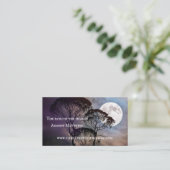 スピリチュアルカウンセラーシャーマン写真名刺 名刺 (スタンド正面)