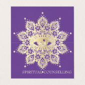 スピリチュアルカウンセリング、サイキック – 名刺 (外部フラット)