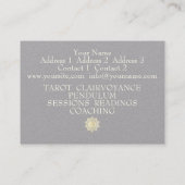 スピリチュアルカウンセリング、タロット、サイキック・ビジネスCa 名刺 (裏面)