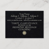 スピリチュアルカウンセリング、タロット、サイキック 名刺 (裏面)