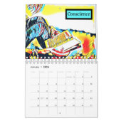 スピリチュアルカレンダーにおける行動原則 カレンダー (1月 2026)