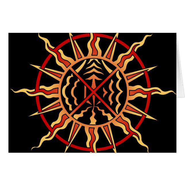 スピリチュアルカード先住民アートファースト・ネーションカスタムカード (正面横)