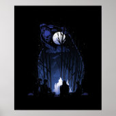 スピリチュアルキャンプファイアフォレストウッドランドベアムーン10代の ポスター (正面)