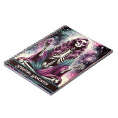 スピリチュアルギャングスターパープルスカルウィッチミスティカル ノートブック (左側)