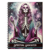 スピリチュアルギャングスターパープルスカルウィッチミスティカル ノートブック (正面)