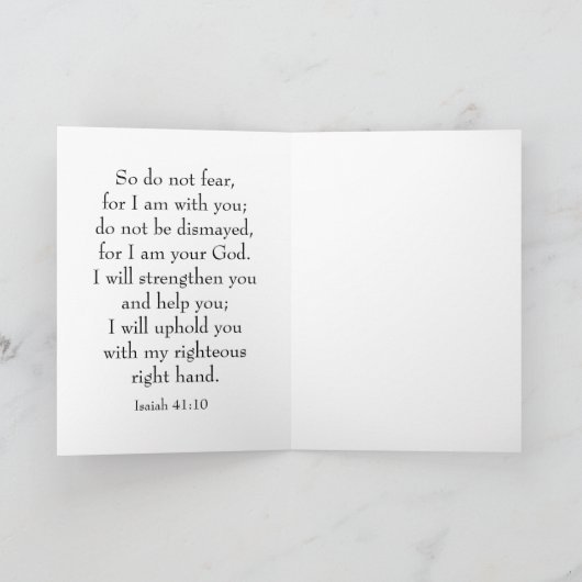 スピリチュアルグリーティングカードデザイン、エンジェルウォーター色 カード (内部)